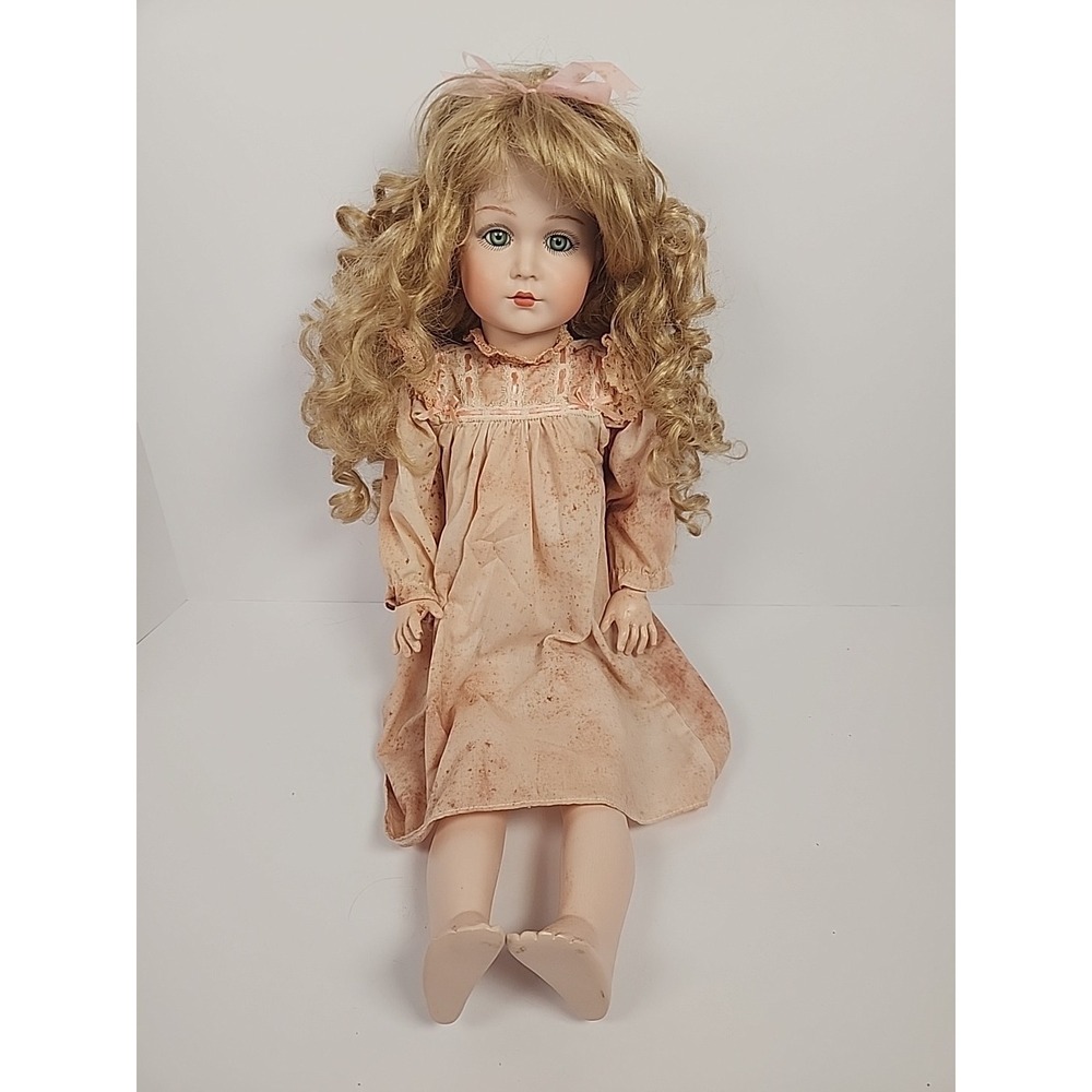 Vintage 20" K*R 117 Doll Artist Reproduction Simon Halbig Bisque Ruth 1988